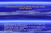 Communicating Effectively With Boss