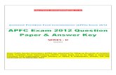APFC 2012 Question Series D