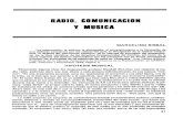 BISBAL Marcelino - Radio, Comunicaci³n y Msica