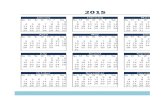 Yearly Calendar in Excel Template2013
