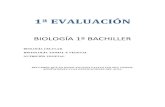 1ª Evaluación Biología 1º Bachiller