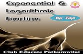 Exponential -Logarithm Function