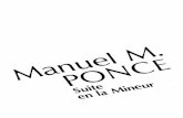 S L Weiss Arr by Manuel Ponce-Suite in a Minor