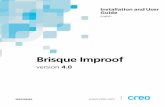 Creo brisque Improof instalation and user guide