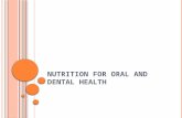 Nutrition for Oral and Dental Health PSKG