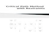 Critical Path Method  with Restraints.pptx