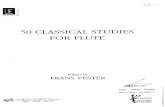 Vester, F. - 50 Classical Studies for Flute