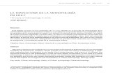 Bengoa José La Trayectoria de La Antropología en Chile