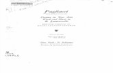 Pagliacci Opera - Complete Vocal Score