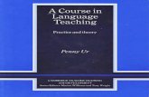 Penny Ur a Course in Language Teaching Practice of Theory Cambridge Teacher Training and Development 1996