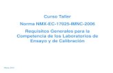 Presentación Curso de La NMX-EC-17025-IMNC-2006