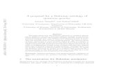 A Proposal for a Bohmian Ontology of Quantum Gravity