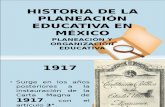 Historia de La Planeación Educativa en México