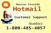 Hotmail Technical Support Number 1-800-485-4057