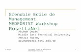 Grenoble Ecole de ManagementMEDFORIST WorkshopRosettaNet