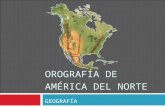 Orografia de America Del Norte