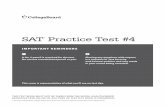 New Sat Practice Test 4