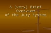 A Brief Overview Ofthejury System