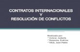 Contratos y Resolucion de conflictos