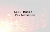 GCSE Music - Performance