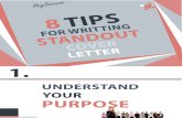 8 Tips to Writting Standout Cover Letter