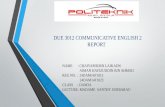Due 3012 Communicative English 2