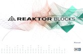 REAKTOR Blocks Manual English