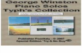 !!!Book!!George Winston - Piano Solos, Typh's Collection!