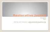 Restorative Justice Intro