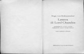 Hugo Von Hoffmansthal-Lettera Di Lord Chandos (Ein Brief)-Rizzoli (1974)