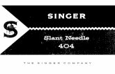 Manual Singer 404