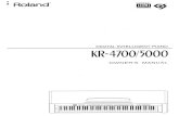 roland kr 4700 5000 owner manual