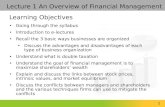 Financial Management Lesson 1 Introduction