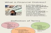 1 Financial Distress and Bankruptcy