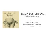 Bassin Obstetrical:Evaluation clinique