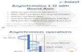Boost.asio - Asynchronous IO