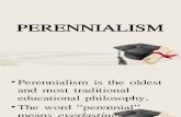 Perennialism and Essentialism