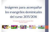 Evangelios del Curso 2015-2016 en imagenes