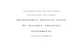 Reiterarea Mitului Antic in Teatrul Francez Interbelic i 771 (1)