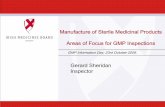 Manufacture of Sterile Medicinal Products - Ger Sheridan