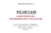 PIC18F1320 Caraterísticas Programación y Simulación