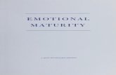 Emotional Maturity