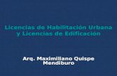 Licencias de Habilitacion Urbana y Licencias de Edificacion