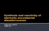 [Chem 211] Synthesis and reactivity of sterically encumbered diazaferrocenes.pptx