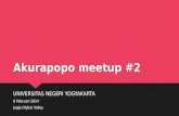 Akurapopo meetup#2