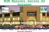 M3M Marconi Sec. 65 Gurgaon-9650129697