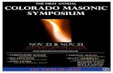 Colorado Masonic Symposium Poster