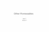 Other Renewables