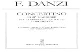 Danzi Concertino Duo Clarinet, Bassoon and Piano