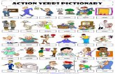 Action Verbs Pictionaction verbs pictionary ary 1 Handout